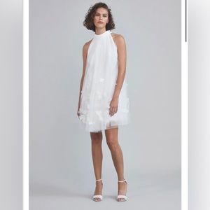 Amsale Petal Trapeze Dress